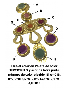 Pendientes Colores Terciopelo 2