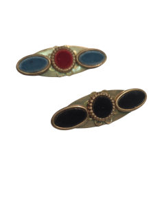 Broche oval tres terciopelos 2