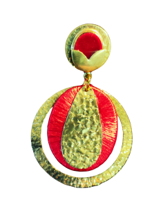 Pendiente Lágrima flamenca