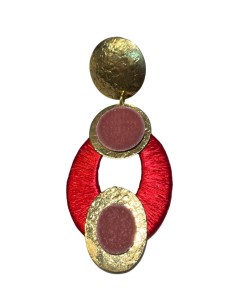 Pendiente Luna roja 2