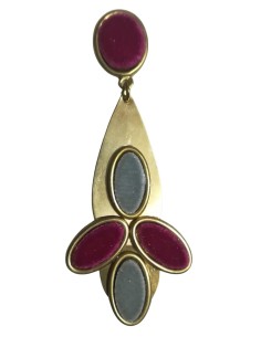 Pendiente de Terciopelo y...