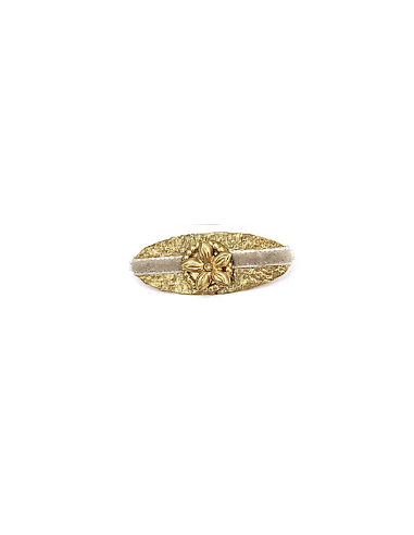 Broche Oval Matizado